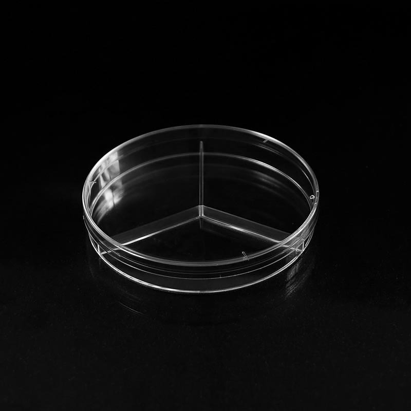 90mm Triple Vents Petri Dishes, 3 Compartments